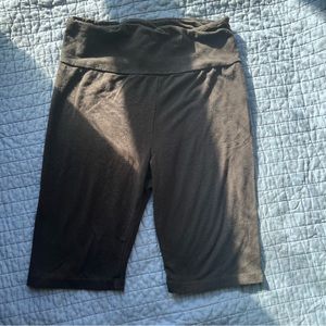 Black biker shorts!